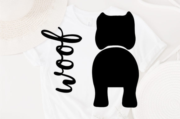 American Bully Dog Butt Svg Design