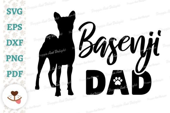 Basenji Dog Dad Svg Png Dxf Eps Design