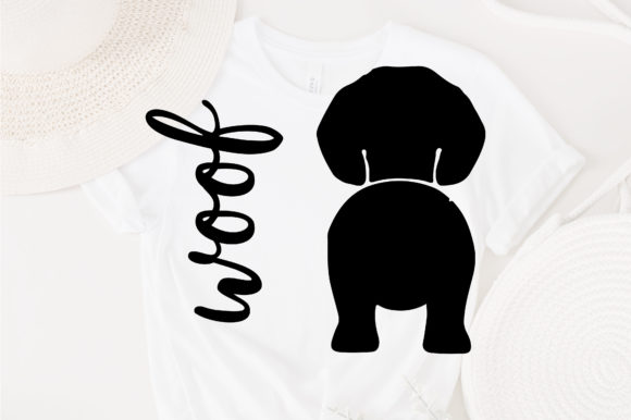 Beagil Dog Butt Svg Design