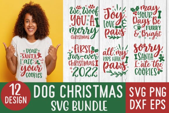 Christmas Dog Svg Bundle