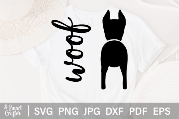 Doberman Dog Butt Svg Design