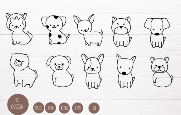 Dog Cartoon SVG for Cut File