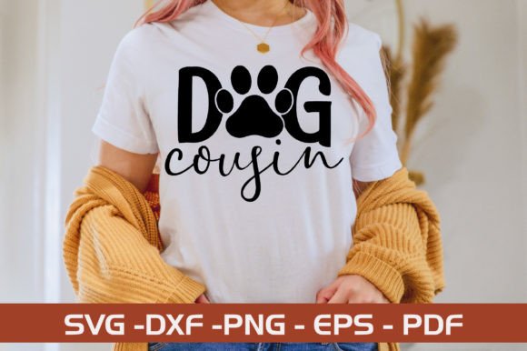 Dog Cousin SVG Design