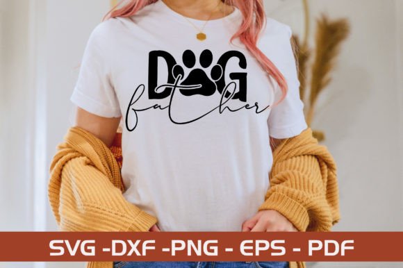 Dog Father SVG Design
