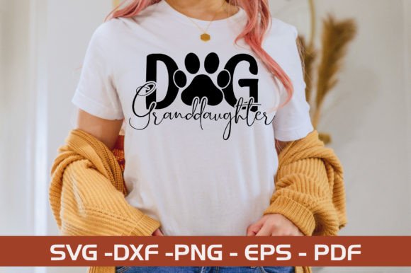 Dog Granddaughter SVG Design