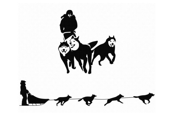 Dog Sled SVG