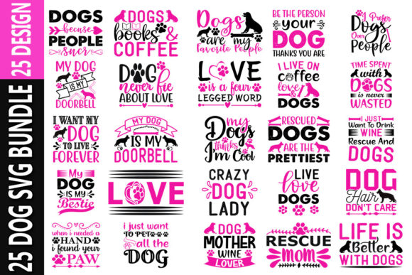 Embroidery Design Review: Dog Quotes SVG Designs Bundle
