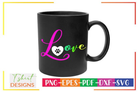 Love SVG Dog Design