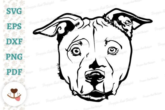 Mutt Dog Face Vector Design