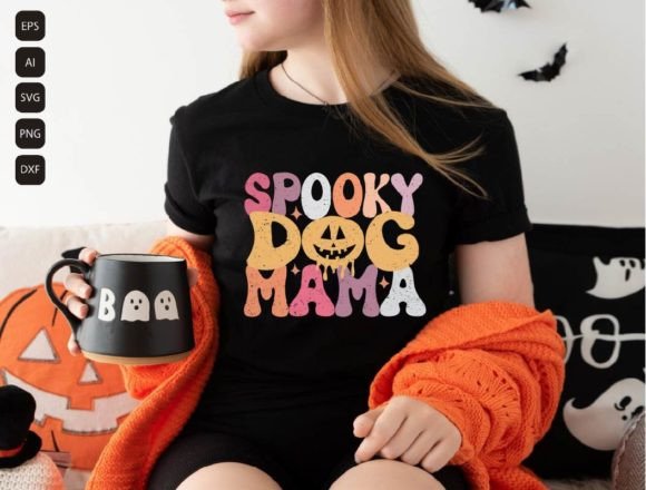 Spooky Dog Mama SVG