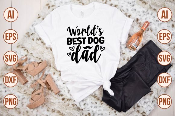 World’s Best Dog Dad Svg